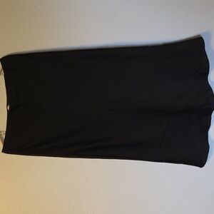 Black Satin Skirt. And The Why Brand. Size XL.